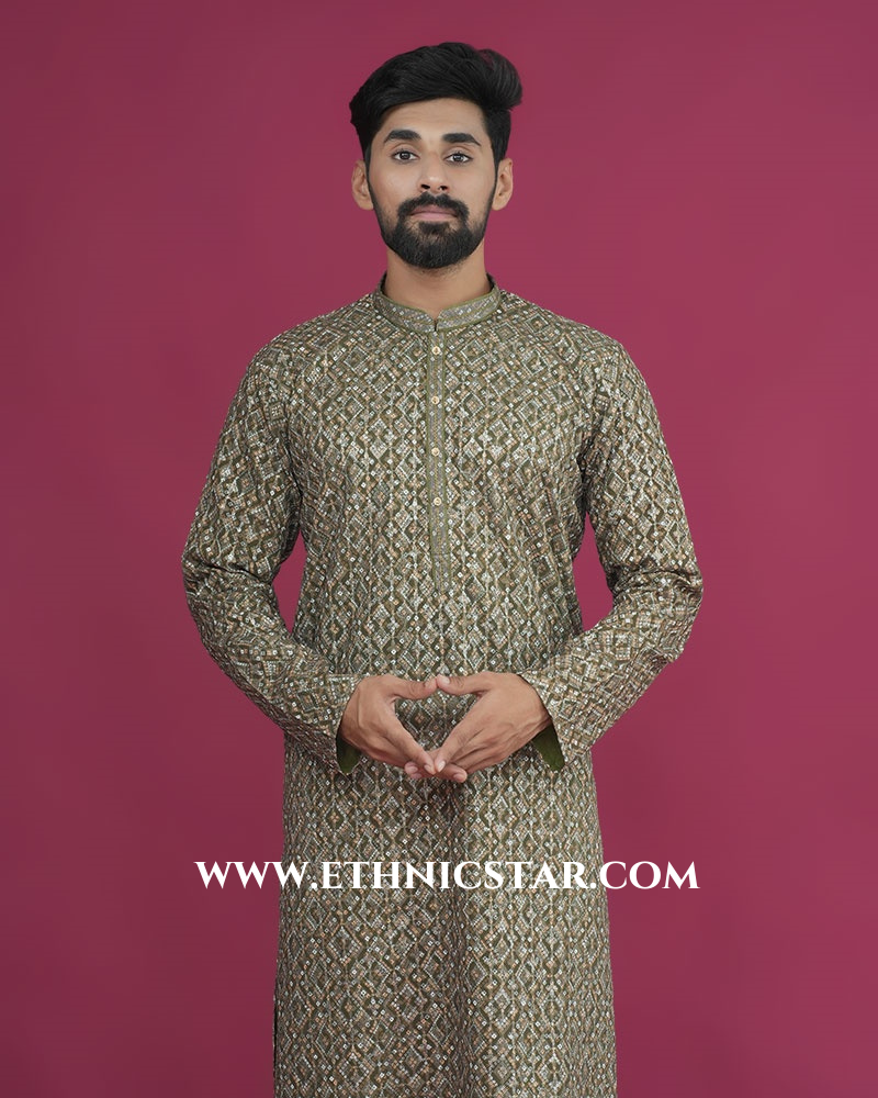 Festive Wear Fancy Printed Georgette Kurta Pajama